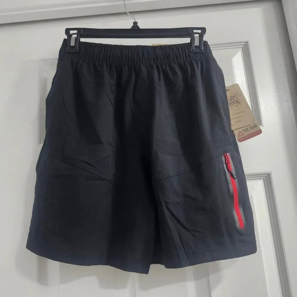 ❤️NWT❤️ Men's Performance Athletic Shorts - Black with Red Accent